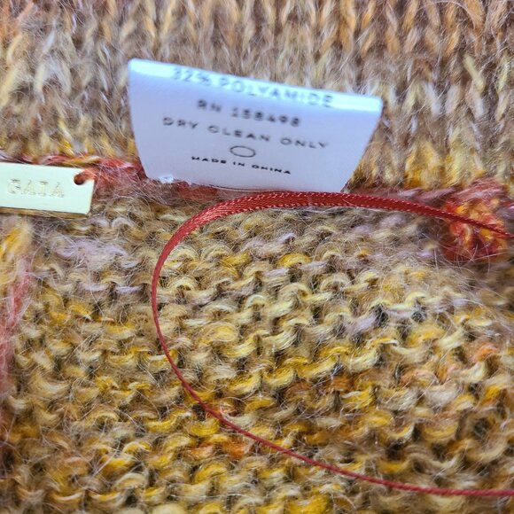 Cult Gaia Lounge Set Sunset Space Dye Orande Size M Mohair - Picture 11 of 12